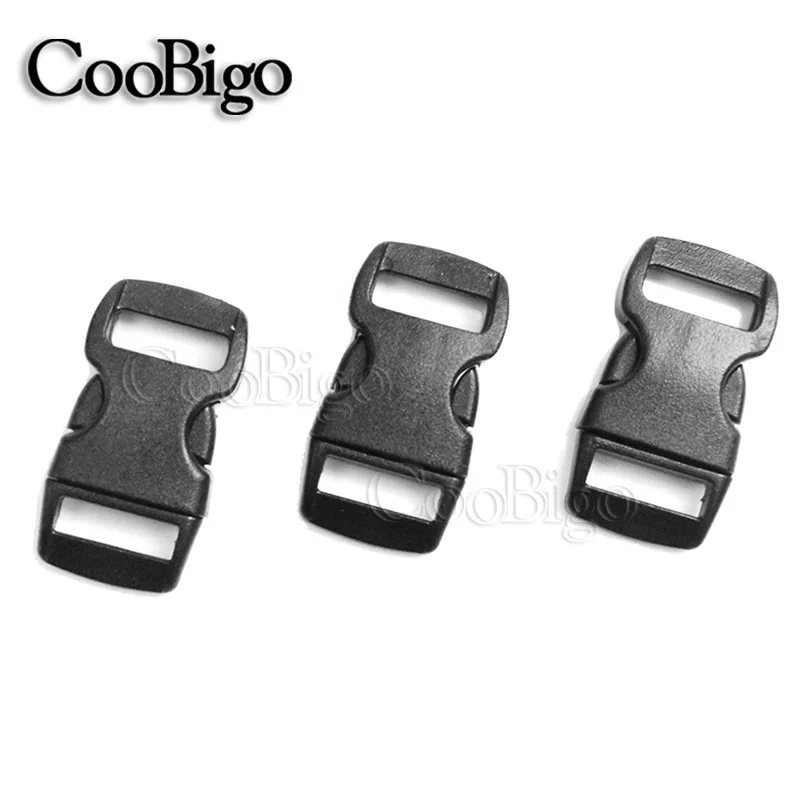 Пряжка пластиковая изогнутая боковая для ремня 100 дюйма 3/8 шт.|Пряжки и крючки| |