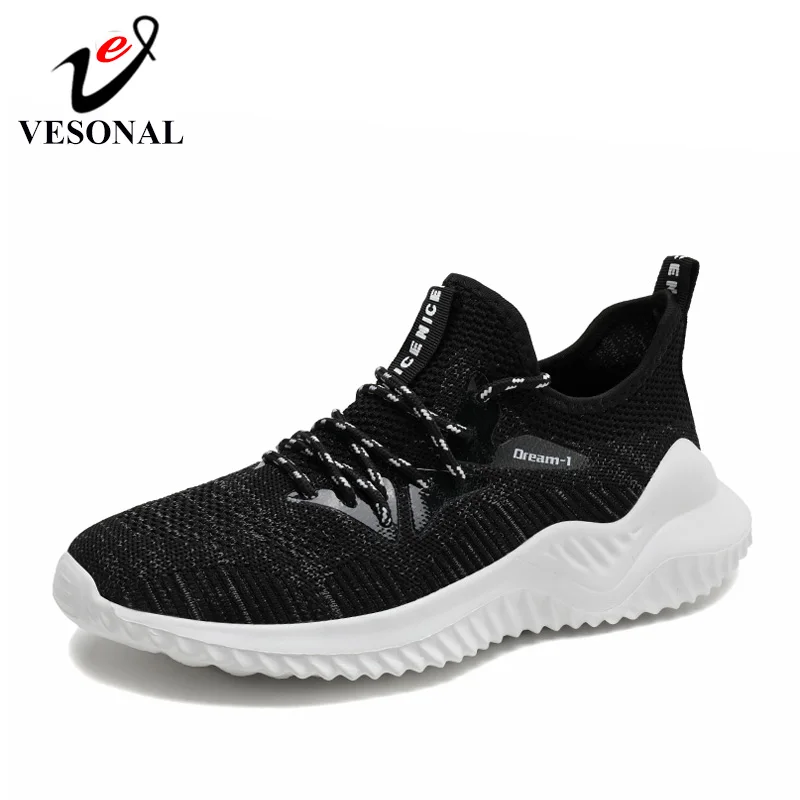 кроссовки мужские Летняя коллекция от бренда VESONAL Mesh мужская обувь для мужчин