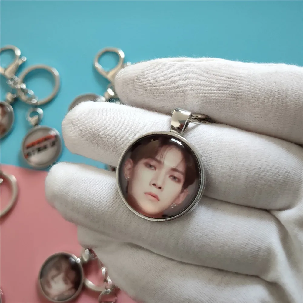 Kpop Ateez фото брелок металлический новый альбом периферийный мобильный телефон