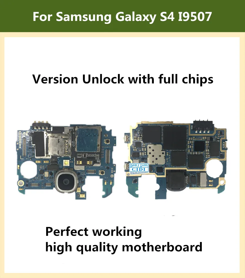 Б/у оригинальная материнская плата для Samsung Galaxy S4 I9507 разблокированная Android