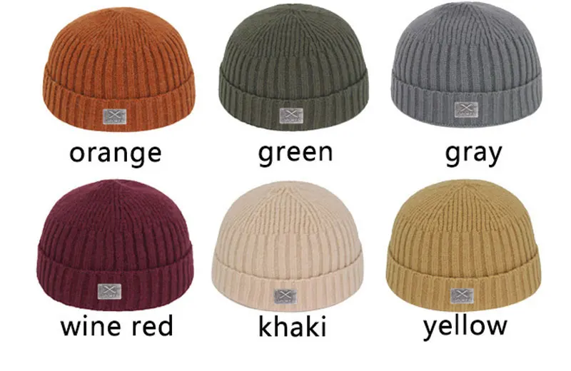 Короткая шапка Skullies Beanies, Мужская зимняя шапка, женские зимние шапки для мужчин, шапка s Miki Bonnet X Skull, женская вязаная шапка