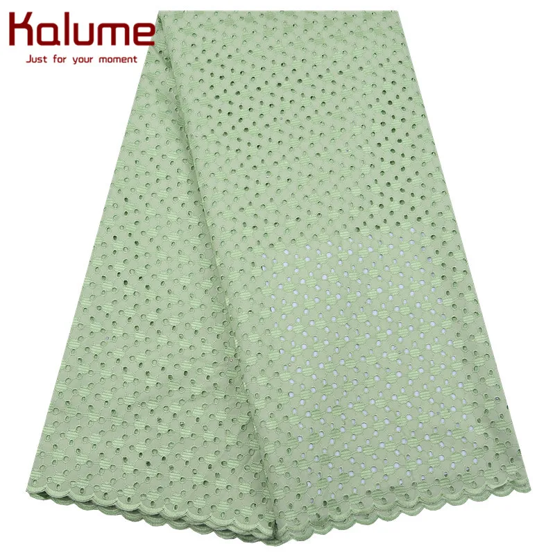 Африканское кружево Kalume из 100% хлопка серое высококачественное французская
