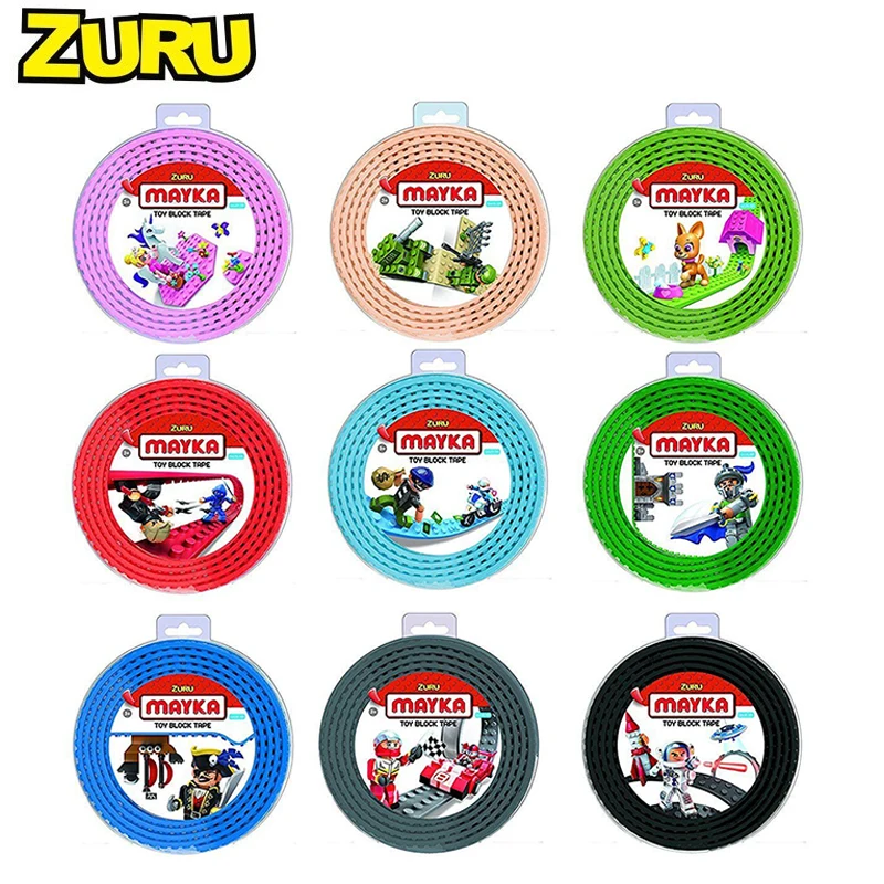 Zuru Overcomes Gravity 2 Meters Long Diy Building Block Supplies Mayka Building Block Tape Children's Toys