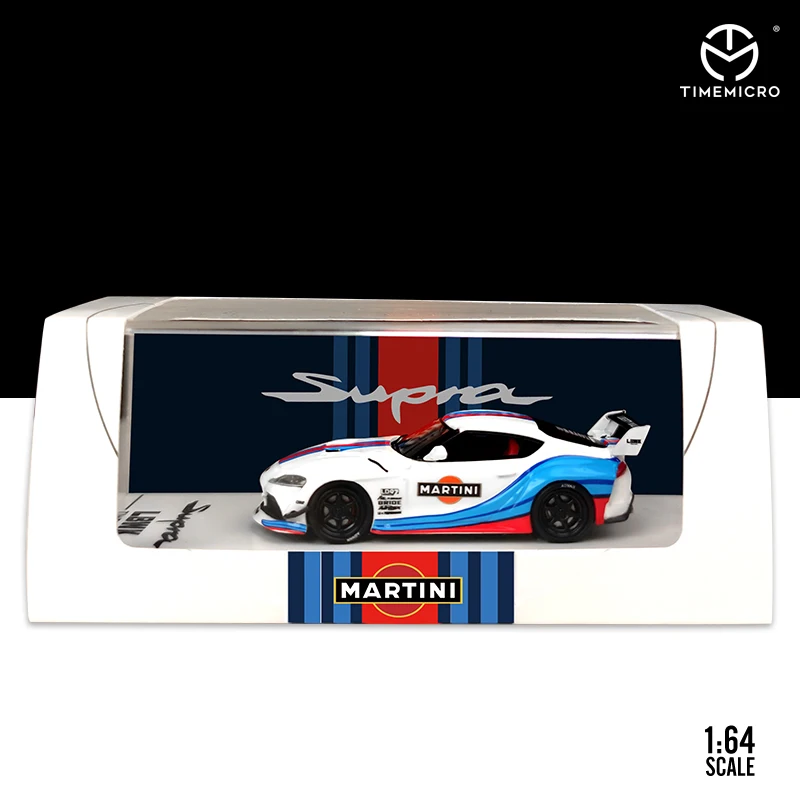TM TimeMicro 1:64 LBWK Toyota Supra Martini литая модель автомобиля | Игрушки и хобби