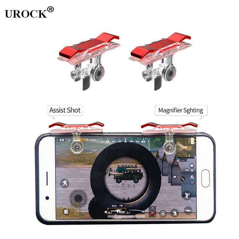 2 шт. Pubg триггер огонь кнопка для мобильный телефон держатель игровой контроллер