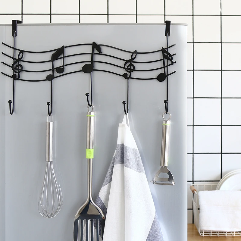 Вешалка на дверь 5 крючков для дома и офиса|Крючки направляющие| |