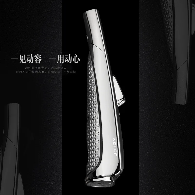 Необычная Бутановая струйная зажигалка с синим пламенем ветрозащитный