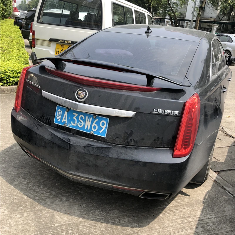 Для Cadillac спойлер ATS 2011-2019 XTS TF ABS Материал автомобильное заднее крыло грунтовка