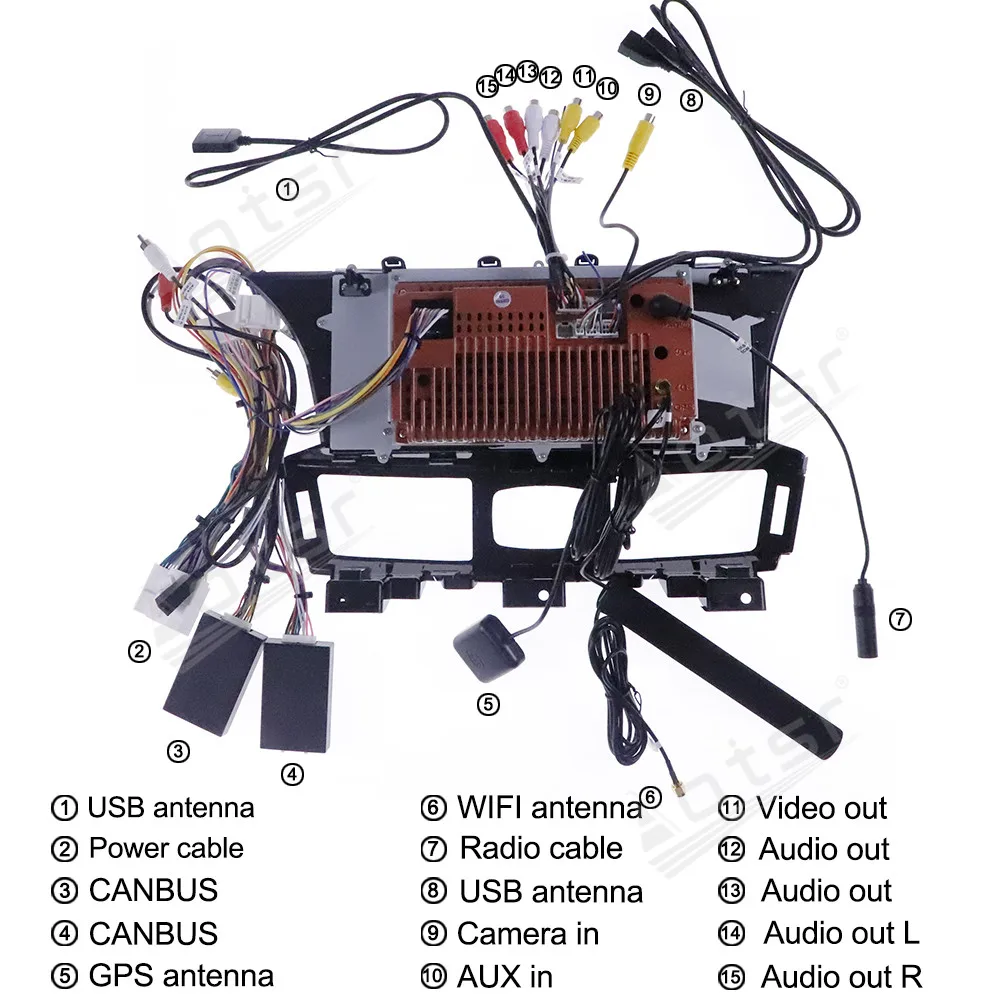 Автомобильный мультимедийный плеер с GPS-навигацией для Infiniti Q70L 2015-9 0 4 Гб + 64 ГБ |