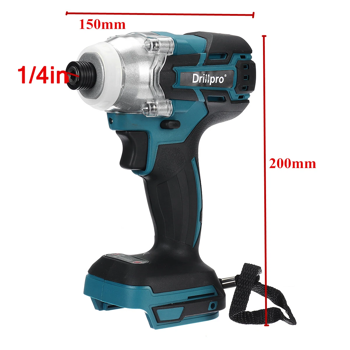

18V Cordless Brushless Electric Screwdriver Speed Impact Wrench 1/4 inch Rechargable Drill Driver+ LED Light For Makita Battery