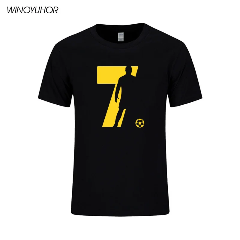 Новые модные чехлы с изображением Роналдо футболки мужские летние короткими
