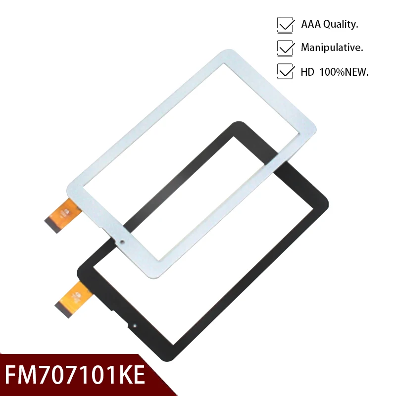 100% Новый 7 дюймовый сенсорный экран для FM707101KE дигитайзер стеклянная панель