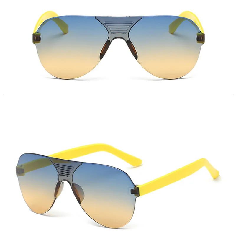 

ASUOP new fashion children's sunglasses boys and girls retro glasses classic brand design UV400 round color glasses