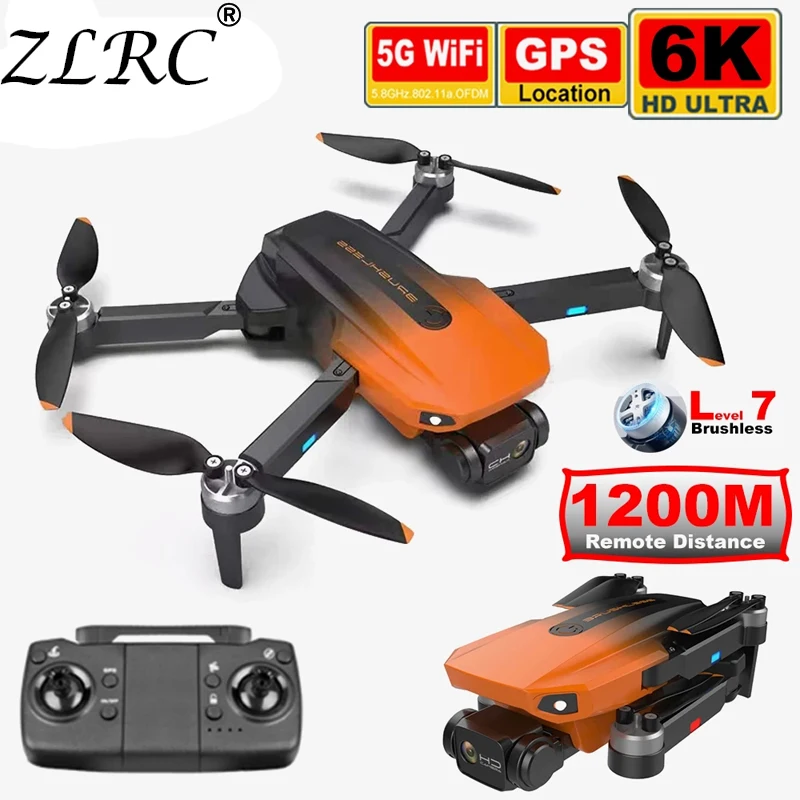 

ZLRC RG101 Camera Drones 6K GPS Auto Return 1.2KM Long Distance WiFi FPV Real Time Image Brushless Quadcoper Dron Professional
