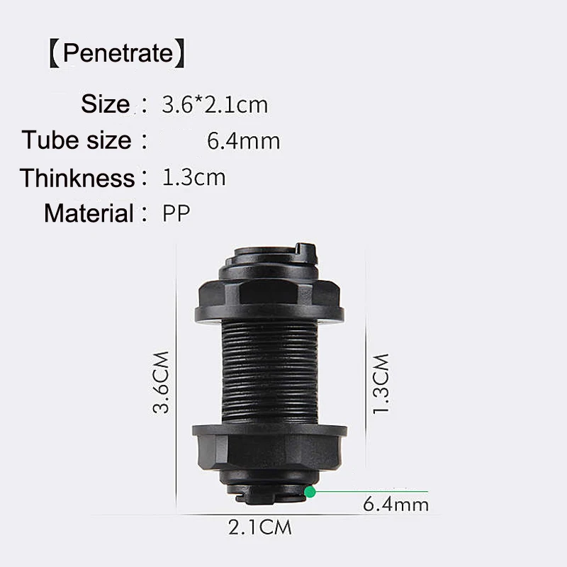 

ENTENCO Connections to a 1/4 "Water Pipe OD Plastic Tube Slip Lock Tees (Quick Connect) Misting Nozzle Tees Hose Fittings