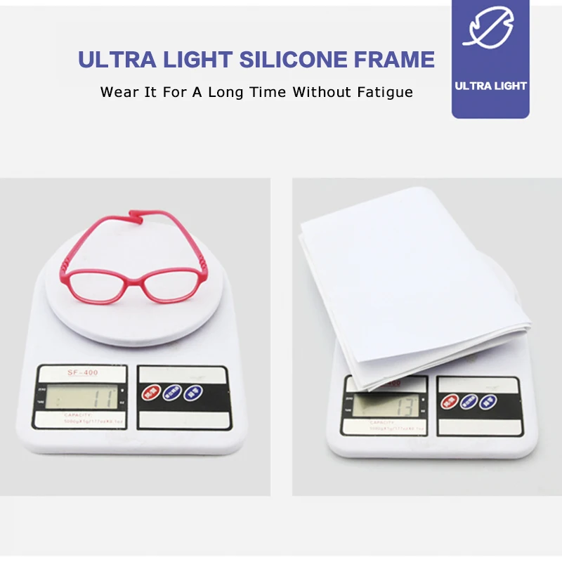 Квадратные детские очки AIMISUV модная силиконовая Гибкая оптическая оправа 2020 для