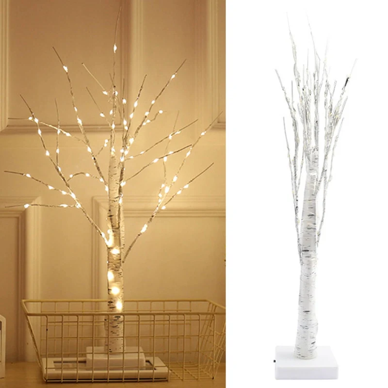 

Height LED Birch Tree Light USB Operated With Switch LED Landscape Light Decor For Home Party Wedding Christmas