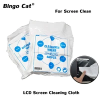 400pcs lcd screen cleaning cloth dust free film wiping clean cloth 10cm10cm for mobile phone dispaly screen repair tools kit