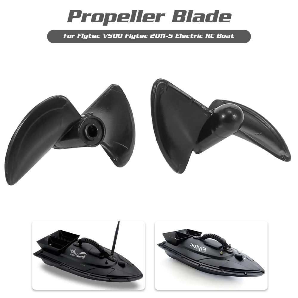 Лодочный пропеллер 2pcs RC лопасти запчасти для Flytec V500 2011 5 Electric приманки рыбалки на