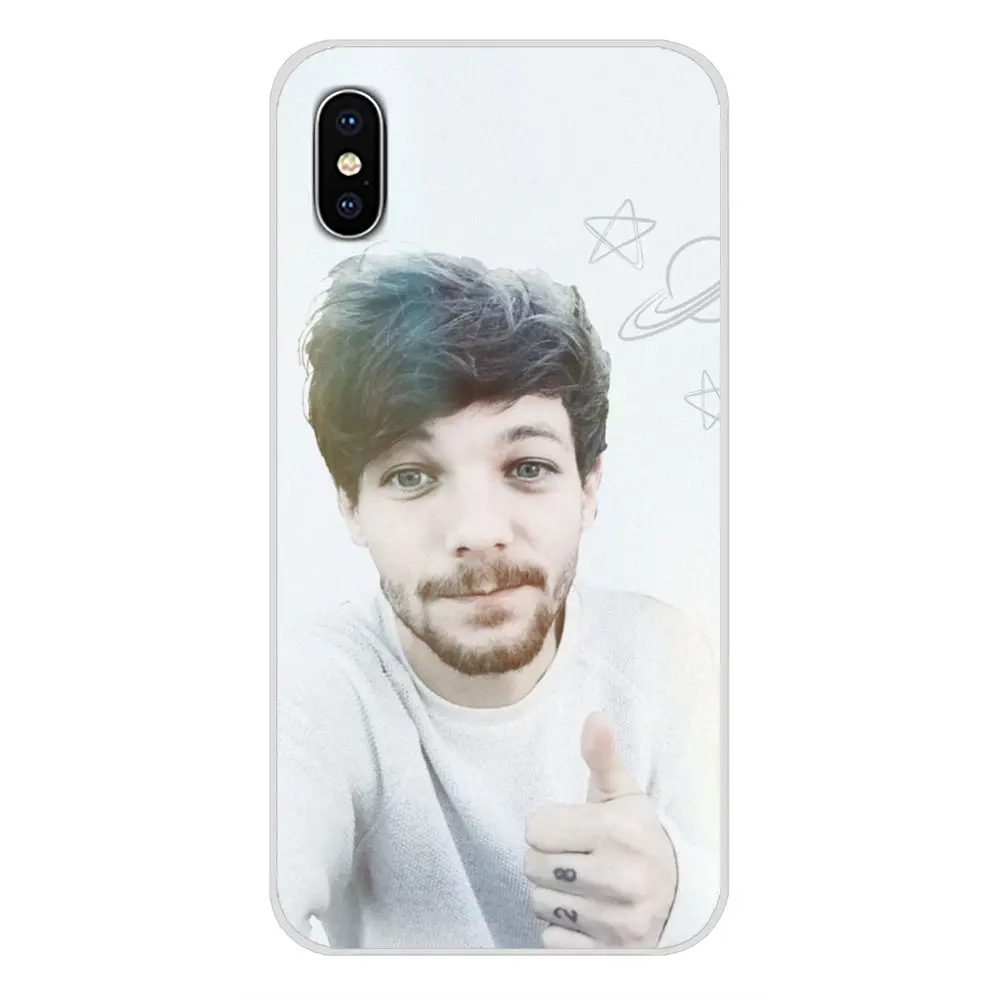 Односторонний прозрачный мягкий чехол Louis Tomlinson для Samsung A10 A30 A40 A50 A60 A70 M30 Galaxy Note 2 3 4