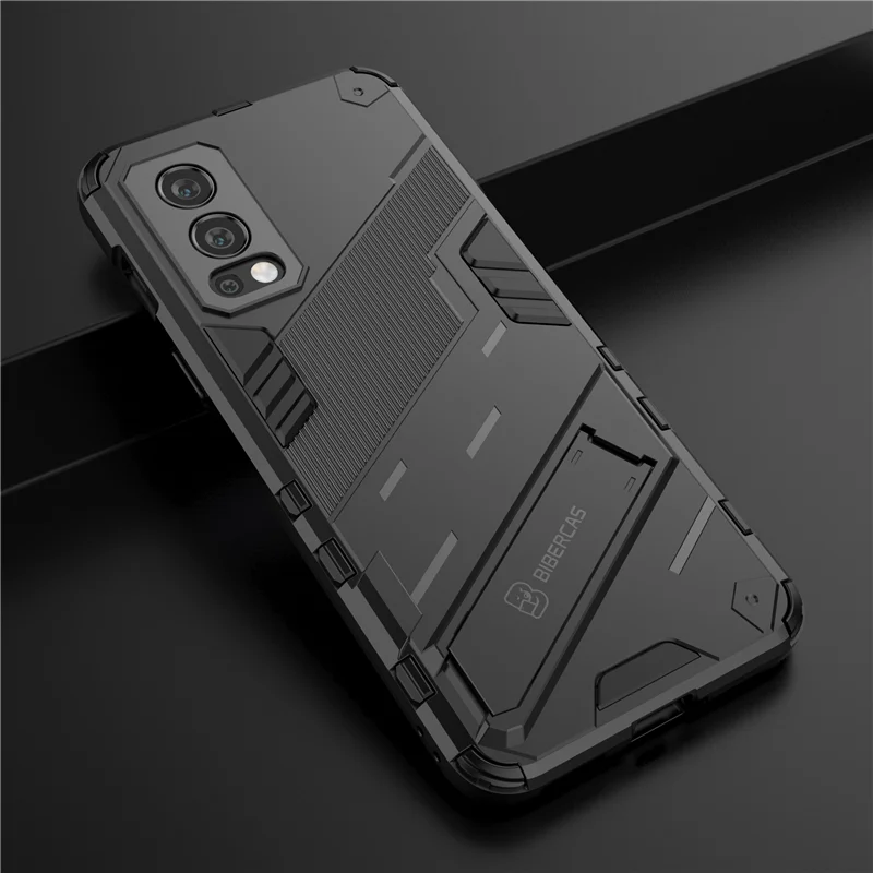 

For OnePlus Nord 2 Case For OnePlus Nord2 Cover Luxury Armor Shockproof Magnetic Holder Phone Cover For OnePlus Nord 2 N200 5G