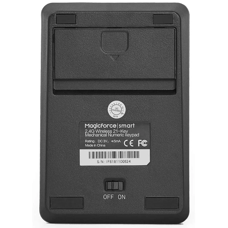 2 4G Беспроводная Механическая цифровая клавиатура синий переключатель игровая 21