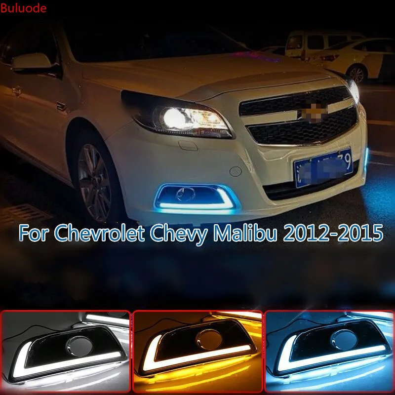 Дневные ходовые огни для Chevrolet Chevy Malibu 2012 2015 дневные с указателем поворота