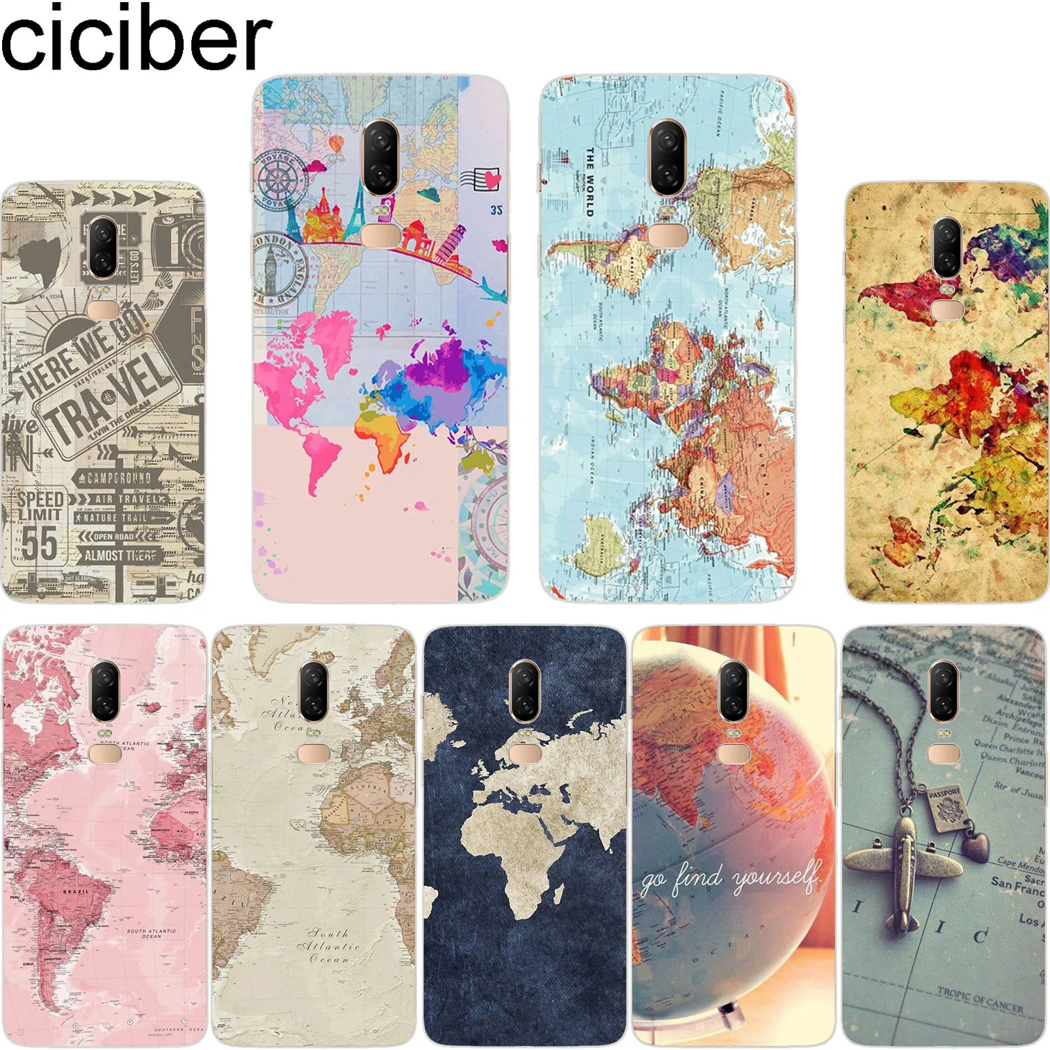 Силиконовый чехол для Oneplus 6 6T 5 T мягкий силиконовый телефона 1 + прозрачные чехлы