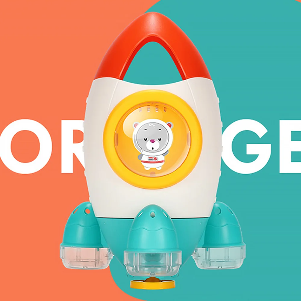 Kids Bath Toy Tub Water Fun Beach Rotating Rocket Baby for Toddlers Children's Toys Hot J74 | Игрушки и хобби