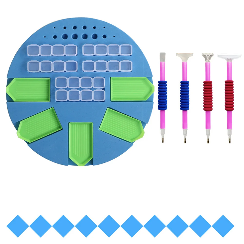 

5D Diamond Painting Tool Container Set Diamond Embroidery Tray Organizer Holder Accessory Mosaic Convenience Christmas Gift