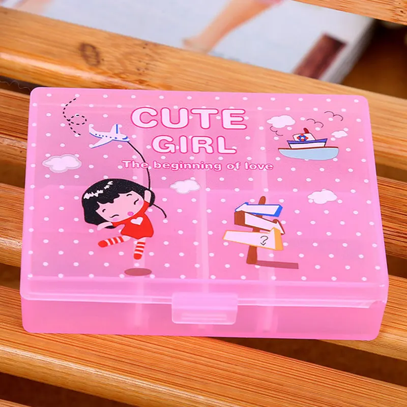 YYW 8 ячеек коробка для таблеток пластиковая инструментов ювелирное изделие