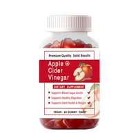 60pcs apple cider vinegar gummy vitamins b9 b12 organic beet root pomegranate gummies for detox cleanse weight management