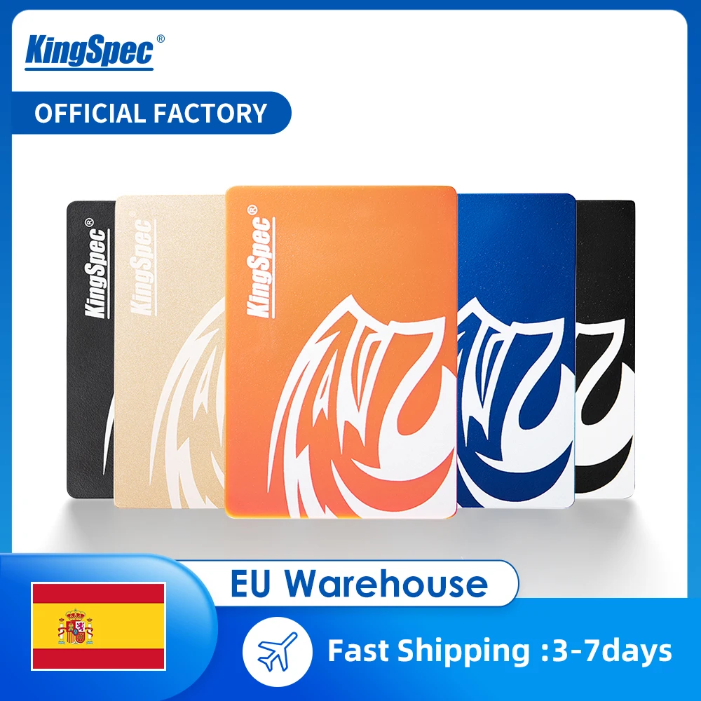  1ТБ Твердотельный накопитель KingSpec SATA3, SSD диск 2,5 дюйма объемом 