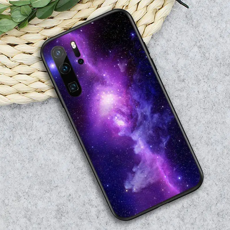 

purple Starry Sky pattern Phone Case For Huawei honor Mate P 10 20 30 40 i 9 8 pro x Lite smart 2019 nova 5t