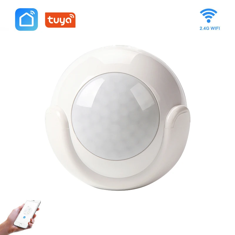 

Смарт-датчик движения Tuya, Wi-Fi инфракрасный детектор, работает с приложением Tuyasmart