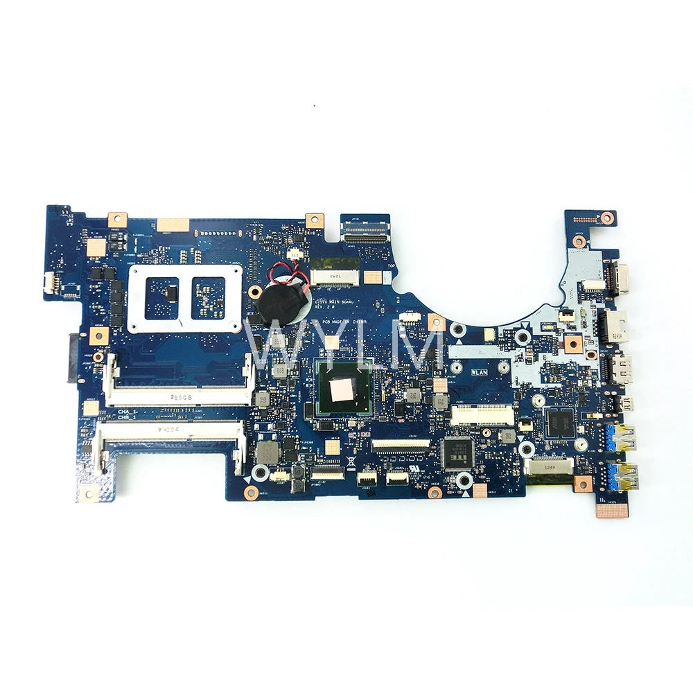 Материнская плата G75VX REV 2 0 2D ЖК-разъем для ASUS G75V материнская ноутбука 4 слота DDR3 USB 3