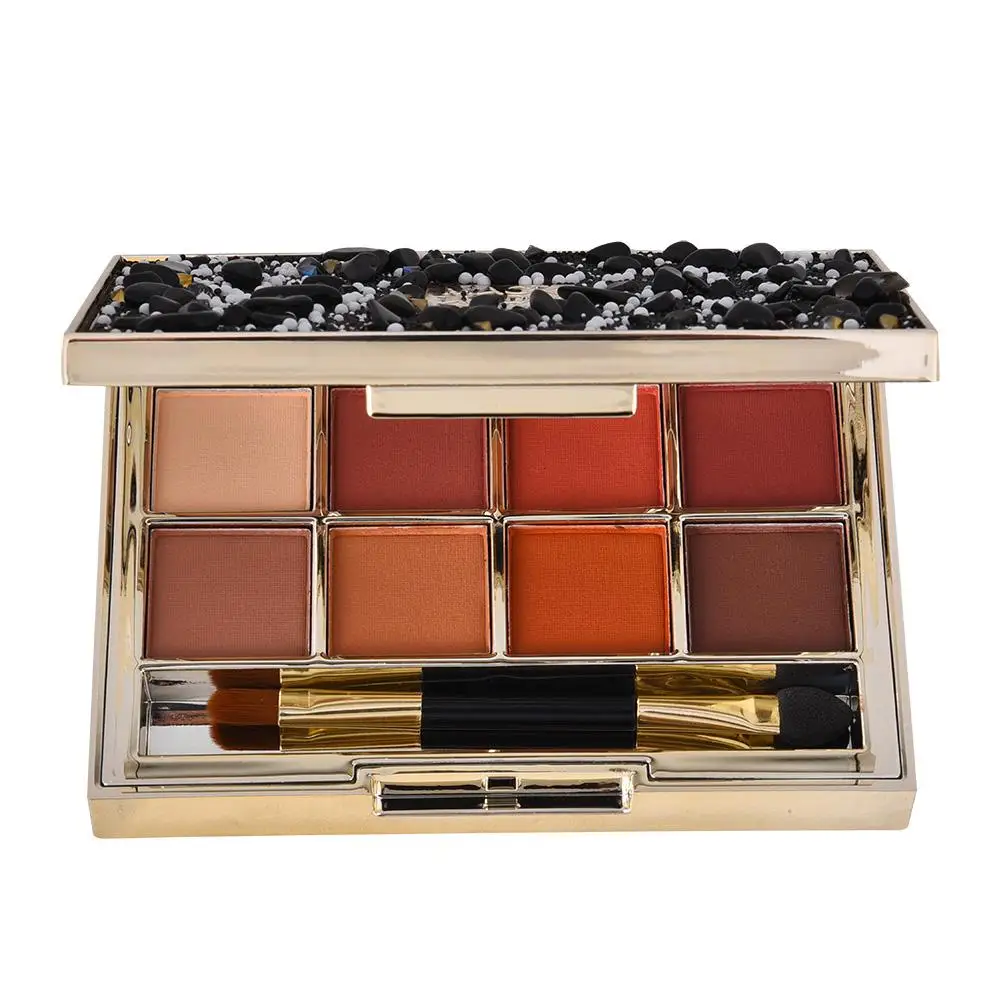 Для Mack Энди 12 Цвет бархатной тени для век макияж матовое стекло с перламутровым