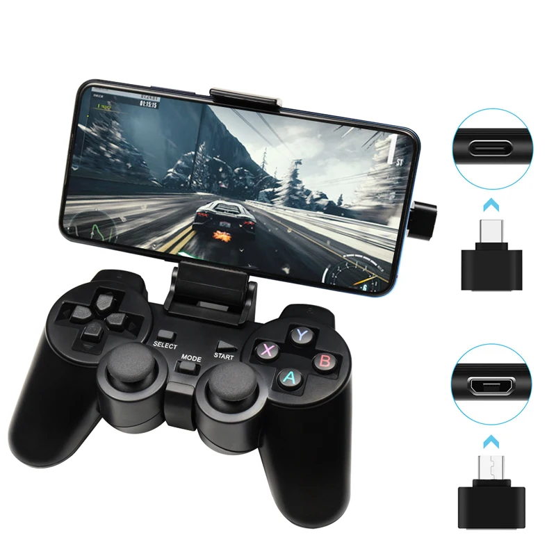 

Беспроводной геймпад для телефона Android/ПК/PS3/ТВ-приставки, джойстик 2,4G, игровой контроллер для смартфона, игровые аксессуары