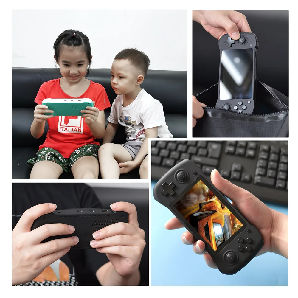 GP430 Ретро игровые консоли 4 3 дюймовый IPS экран Raspberry Pi см3 видео Портативный