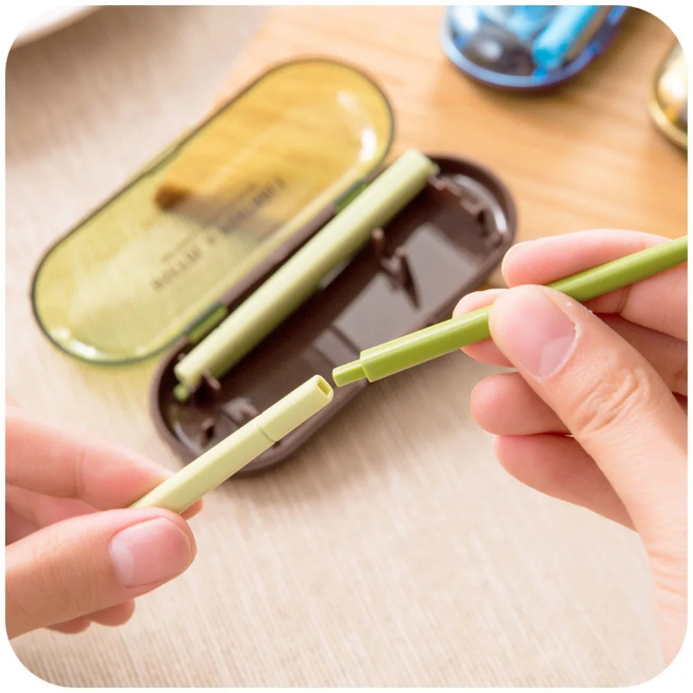 1 комплект Портативный коробка для хранения столовой посуды антибактериальные