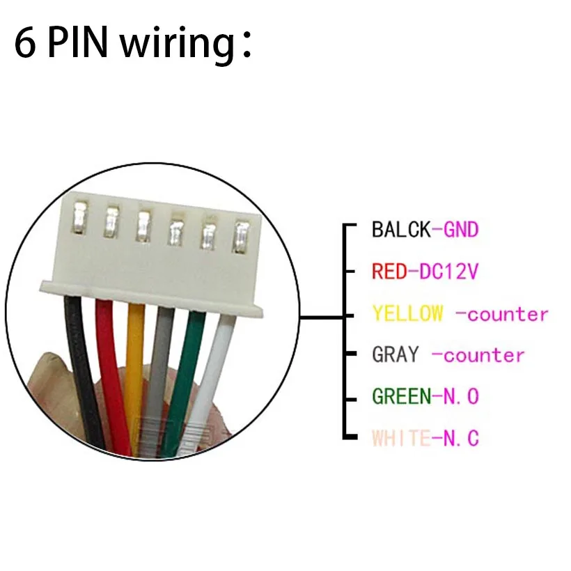 

10PCS Coin Acceptor Cable 4 Pin 6P Wire For Arcade Game Machine Electronic Coin Mechanism
