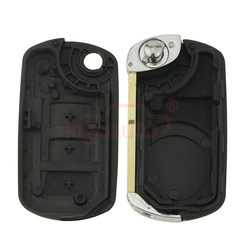 Kigoauto 2 шт. для Land rover Range Rover Sport LR3 2005 2006 2007 2008 2009 чехол с откидной крышкой и 3 кнопками