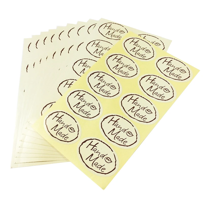 

1000 шт. оптом овальная трава подарок торт выпечка ручной работы лист свадебное украшение наклейка упаковка Этикетка Бесплатная доставка