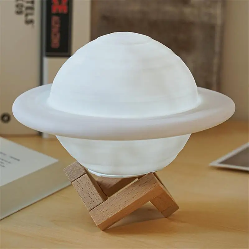 

4w Planet Humidifier Essential Oil Diffuser Mist Spray Night Light Desk Lamp Bedroom Desktop Office Decor Atmospherer Light