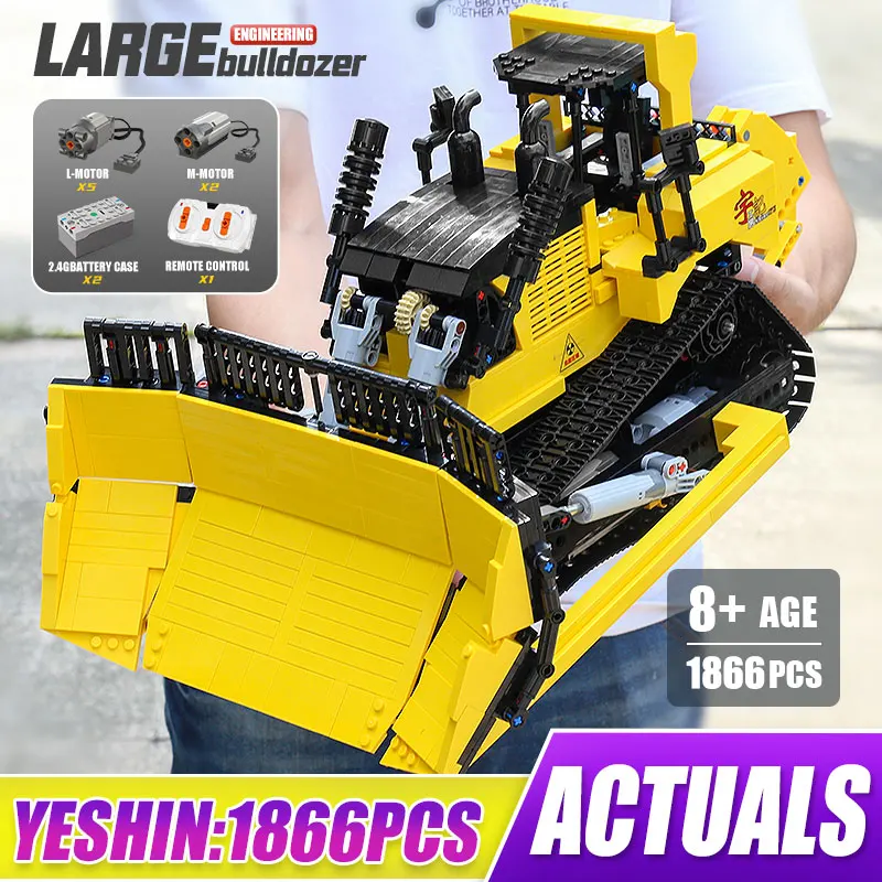 Yeshin 22011 высокотехнологичные игрушки 20008 APP RC моторизованная модель бульдозера