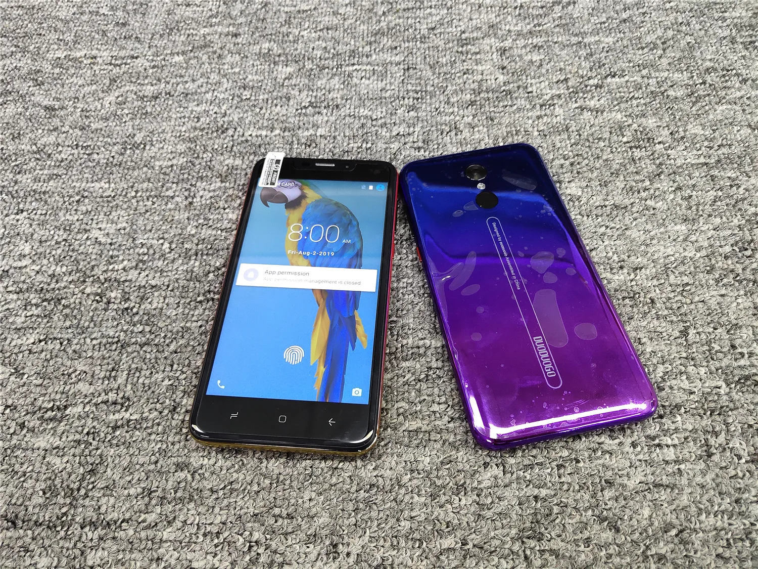 DUODUOGO G55 мобильный телефон Android 9 0 3 ГБ ОЗУ 16 Гб ПЗУ 13MP + 5MP 5 "HD ips 4800mAh отпечаток