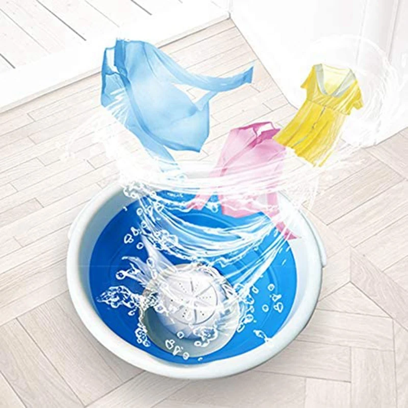

USB Folding Wash Machine 5V Portable Washing Bucket Cleaning Ultrasonic Mini Washer for Travel Camping