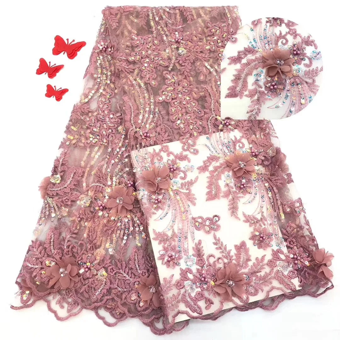 Новое поступление 100% хлопок нигерийская африканская сухая кружевная ткань с