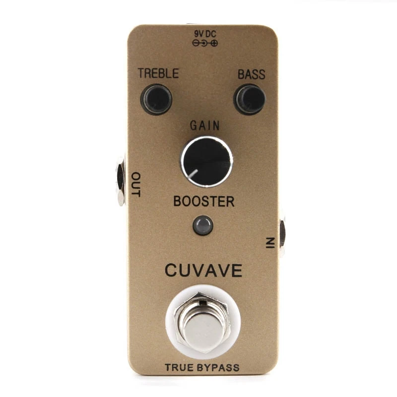Cuvave Pure Booster 2-полосная Гитара с эквалайзером педаль эффектов True Bypass полностью