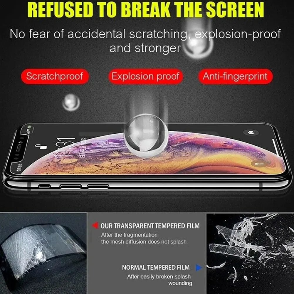 3 шт Стекло экрана защиты против царапин покрытие телефона пленка для смартфона